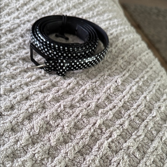 Polka Dot Black Belt - Picture 1 of 1